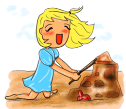 LaLar at the Sea sticker #9893532