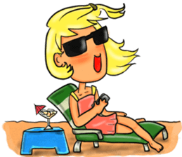 LaLar at the Sea sticker #9893534