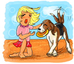 LaLar at the Sea sticker #9893542