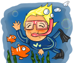 LaLar at the Sea sticker #9893551