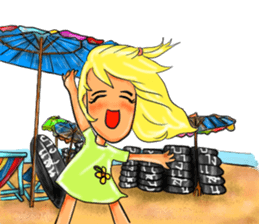 LaLar at the Sea sticker #9893557