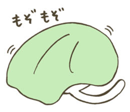 Soft and fluffy cat sticker #9893637