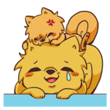 Yosakoi Dog! YOSAKEN-KUN & CHIBIYOSA-KUN sticker #9894138
