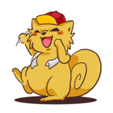 Yosakoi Dog! YOSAKEN-KUN & CHIBIYOSA-KUN sticker #9894143