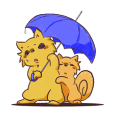 Yosakoi Dog! YOSAKEN-KUN & CHIBIYOSA-KUN sticker #9894145