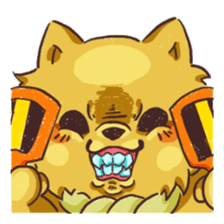 Yosakoi Dog! YOSAKEN-KUN & CHIBIYOSA-KUN sticker #9894147