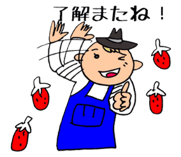 A beautician of the strawberry2 sticker #9894923