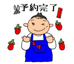 A beautician of the strawberry2 sticker #9894930