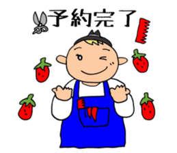 A beautician of the strawberry2 sticker #9894930