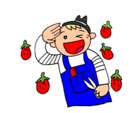 A beautician of the strawberry2 sticker #9894945