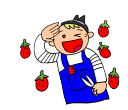 A beautician of the strawberry2 sticker #9894945