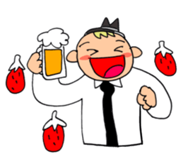 A beautician of the strawberry2 sticker #9894947