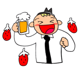 A beautician of the strawberry2 sticker #9894947