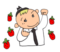 A beautician of the strawberry2 sticker #9894948