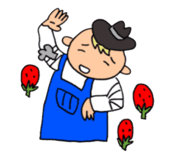 A beautician of the strawberry2 sticker #9894949