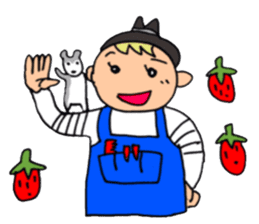 A beautician of the strawberry2 sticker #9894952