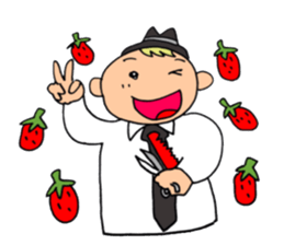A beautician of the strawberry2 sticker #9894956