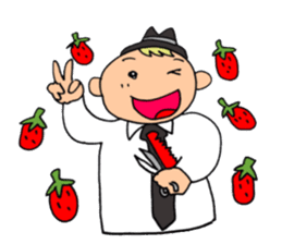 A beautician of the strawberry2 sticker #9894956