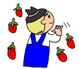 A beautician of the strawberry2 sticker #9894959