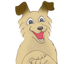 Blacky --- Winter season. sticker #9895135