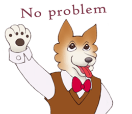 Blacky --- Winter season. sticker #9895141