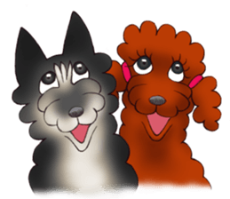 Blacky --- Winter season. sticker #9895143