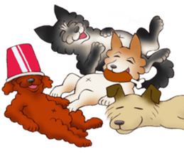 Blacky --- Winter season. sticker #9895146