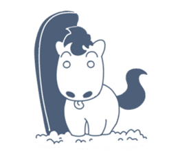 Snow Horse sticker #9895640