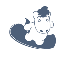 Snow Horse sticker #9895662