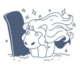 Snow Horse sticker #9895672