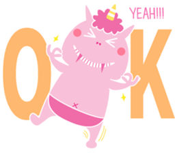 Cat Devil -English- sticker #9897522