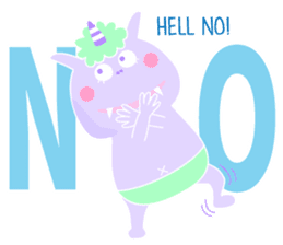 Cat Devil -English- sticker #9897523