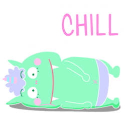 Cat Devil -English- sticker #9897530