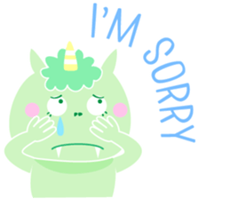 Cat Devil -English- sticker #9897532