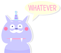 Cat Devil -English- sticker #9897535