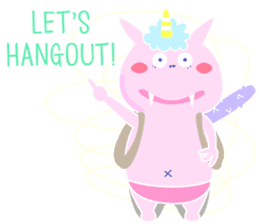 Cat Devil -English- sticker #9897546