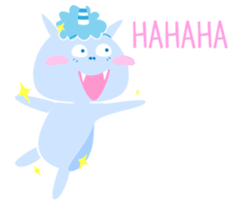 Cat Devil -English- sticker #9897547