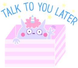 Cat Devil -English- sticker #9897548