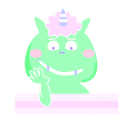 Cat Devil -English- sticker #9897549