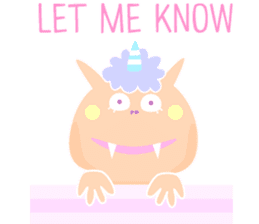 Cat Devil -English- sticker #9897550