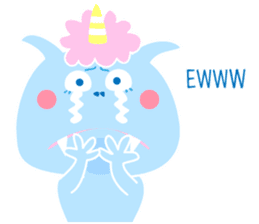 Cat Devil -English- sticker #9897552