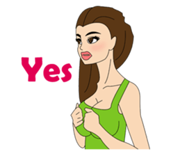 A GIRL NEXT DOOR sticker #9897637