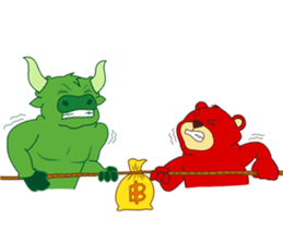 Success Investor : Willy Bull & Tom Bear sticker #9898103