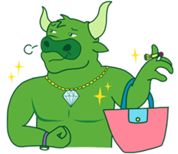 Success Investor : Willy Bull & Tom Bear sticker #9898111