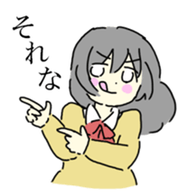 Talking girls Sticker sticker #9898533