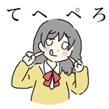 Talking girls Sticker sticker #9898534