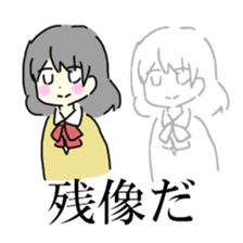 Talking girls Sticker sticker #9898539