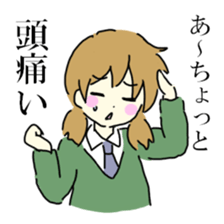 Talking girls Sticker sticker #9898540