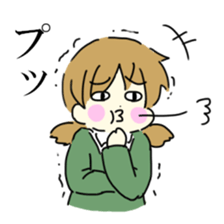 Talking girls Sticker sticker #9898543