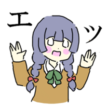 Talking girls Sticker sticker #9898546